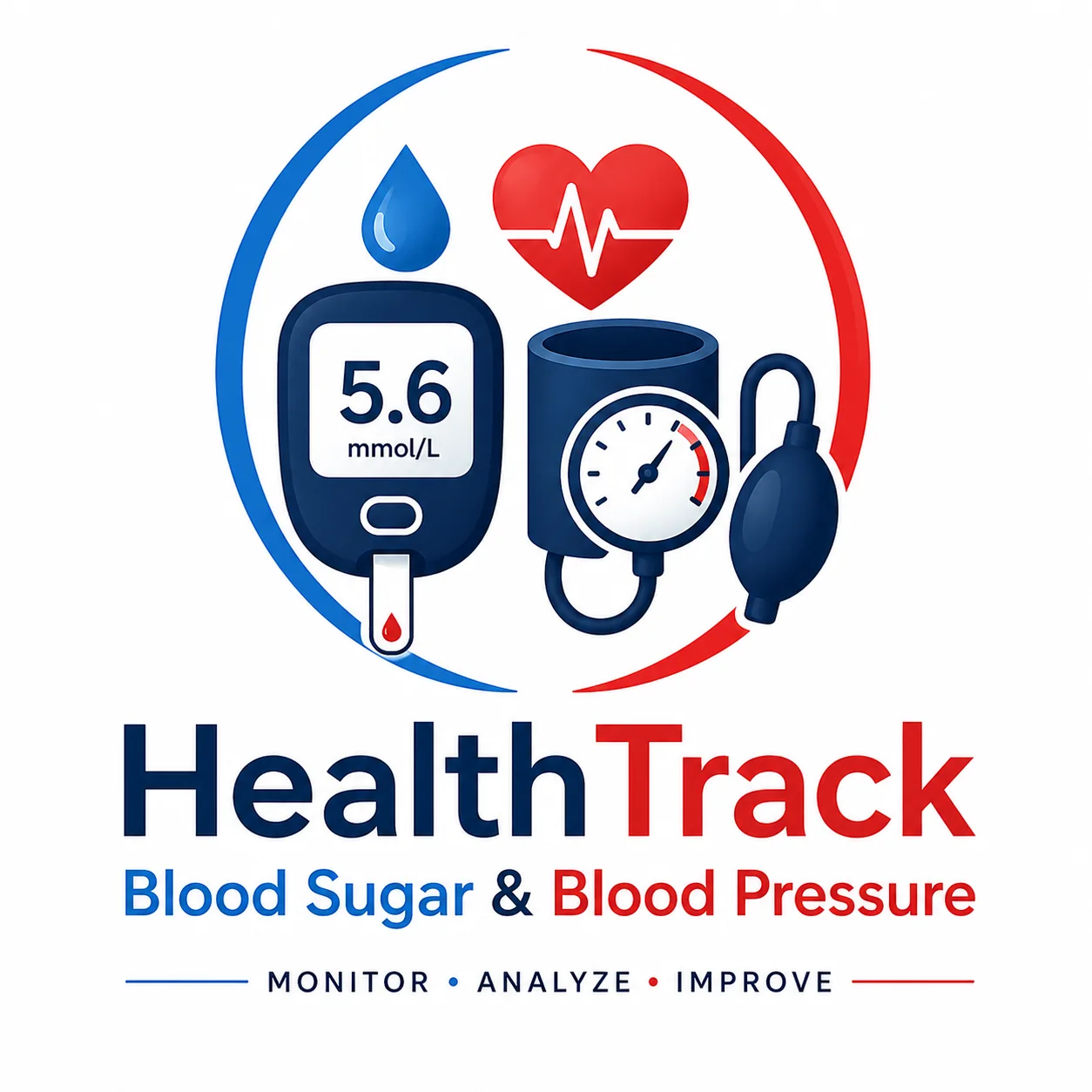 HealthTrack Care app icon